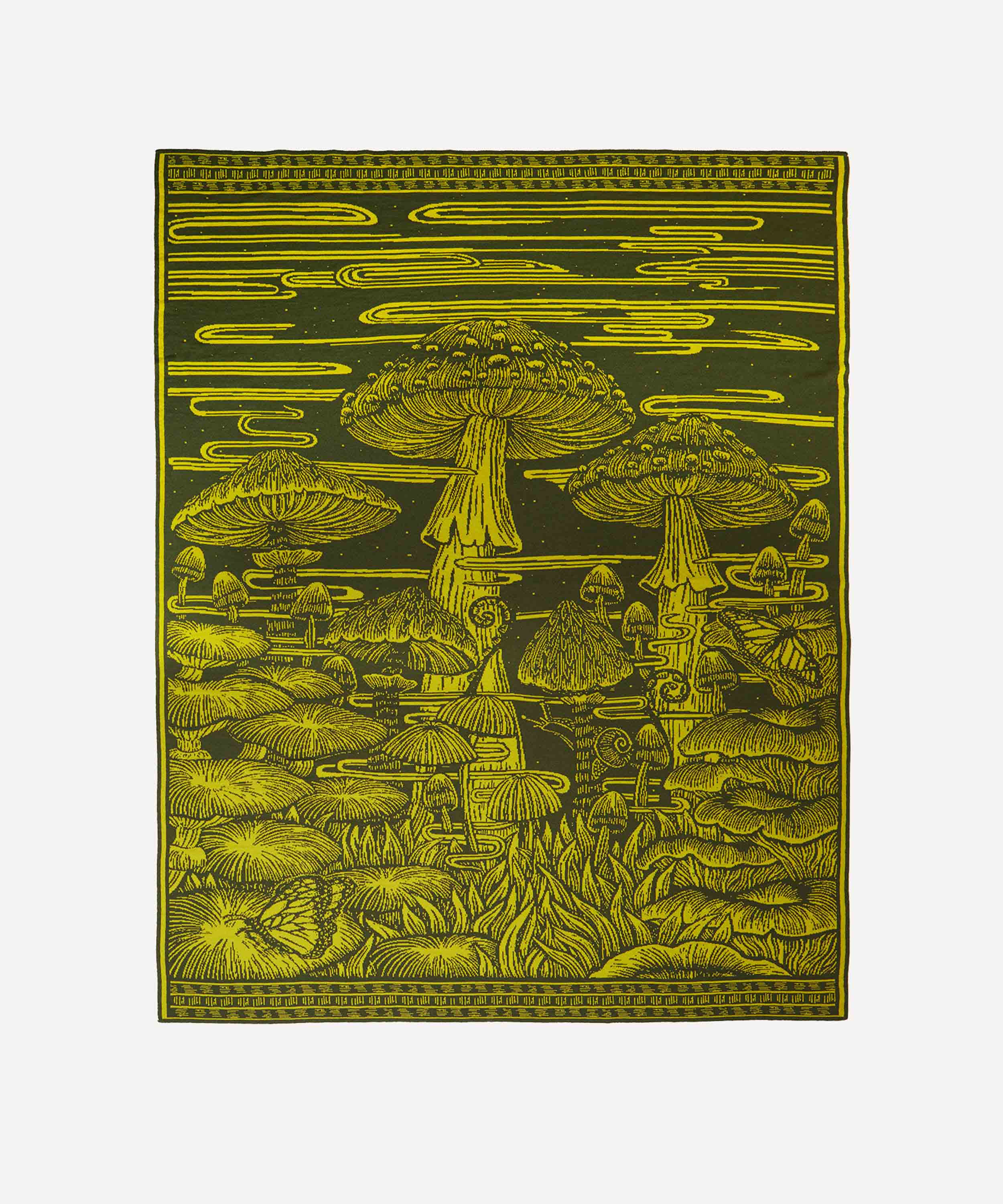 Mystic Mycelium Throw by India Rose Bird