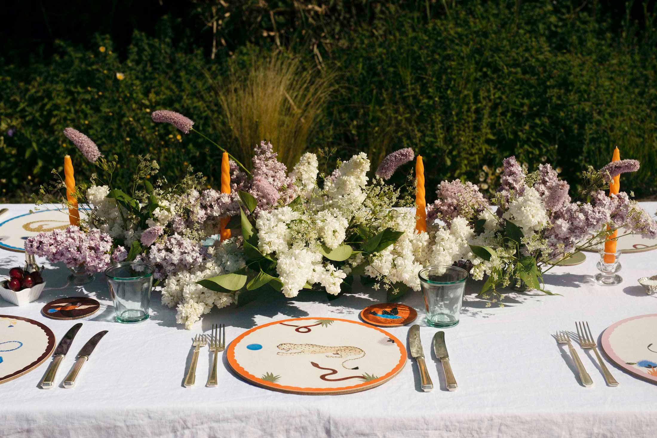 Polkra x Anna Glover Mirabilia Sunlight Placemats - Set of 6