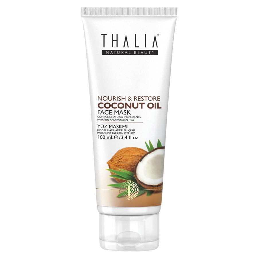 Onderdrukking Daar Deuk Thalia Kokosolie Gezichtsmasker 100 ml – Thalia Cosmetics