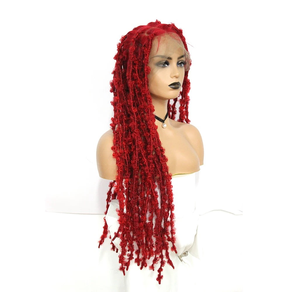 butterfly loc lace front wig