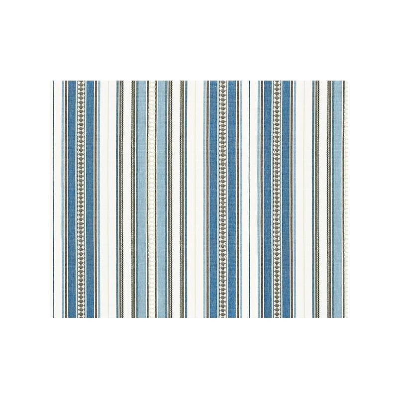 SC 0002 27253 NILE STRIPE Blue Jay Scalamandre Fabric