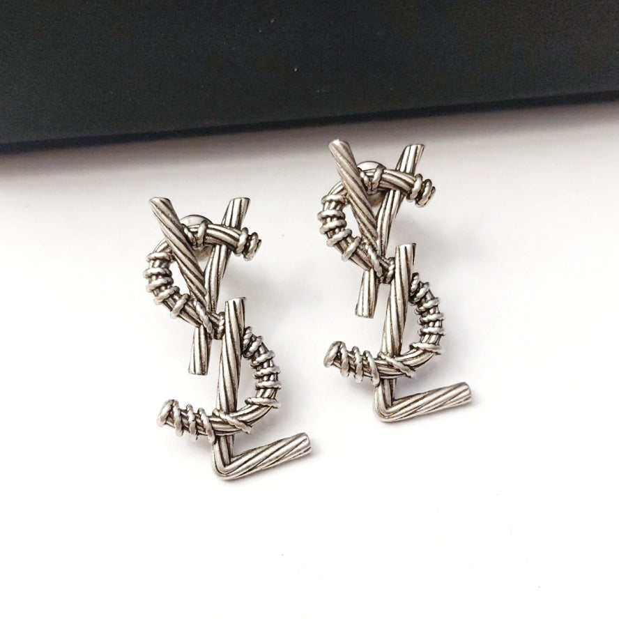 ysl stud earrings