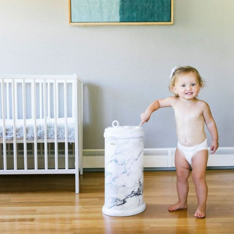 This year, we’re so excited about our luxe marble pail! Steel feel–marble appeal.
