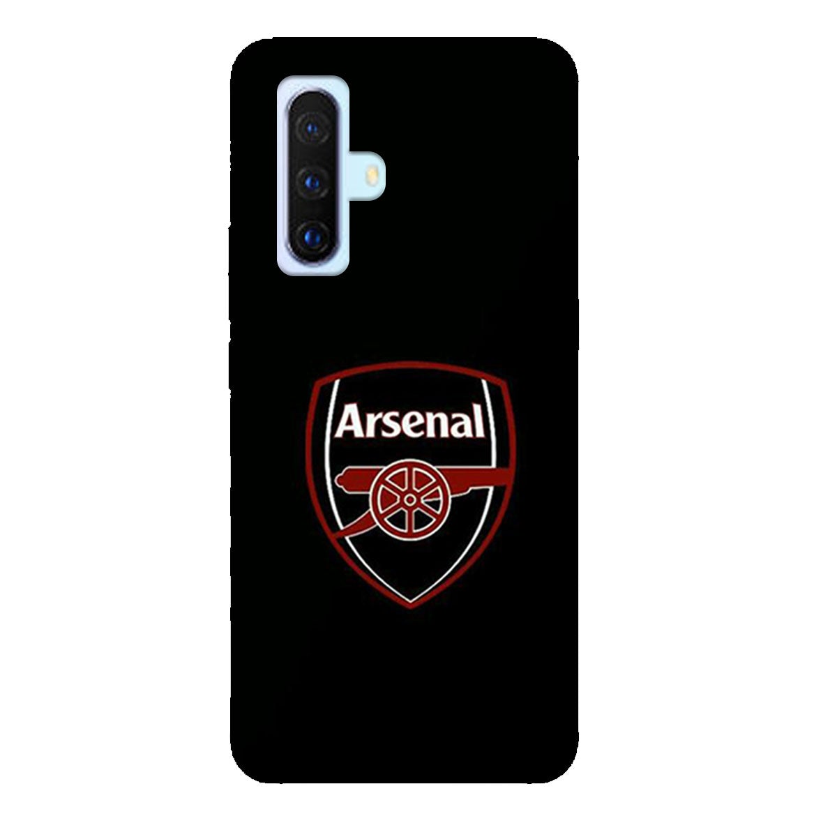 Arsenal - Black - Mobile Phone Cover - Hard Case - Vivo
