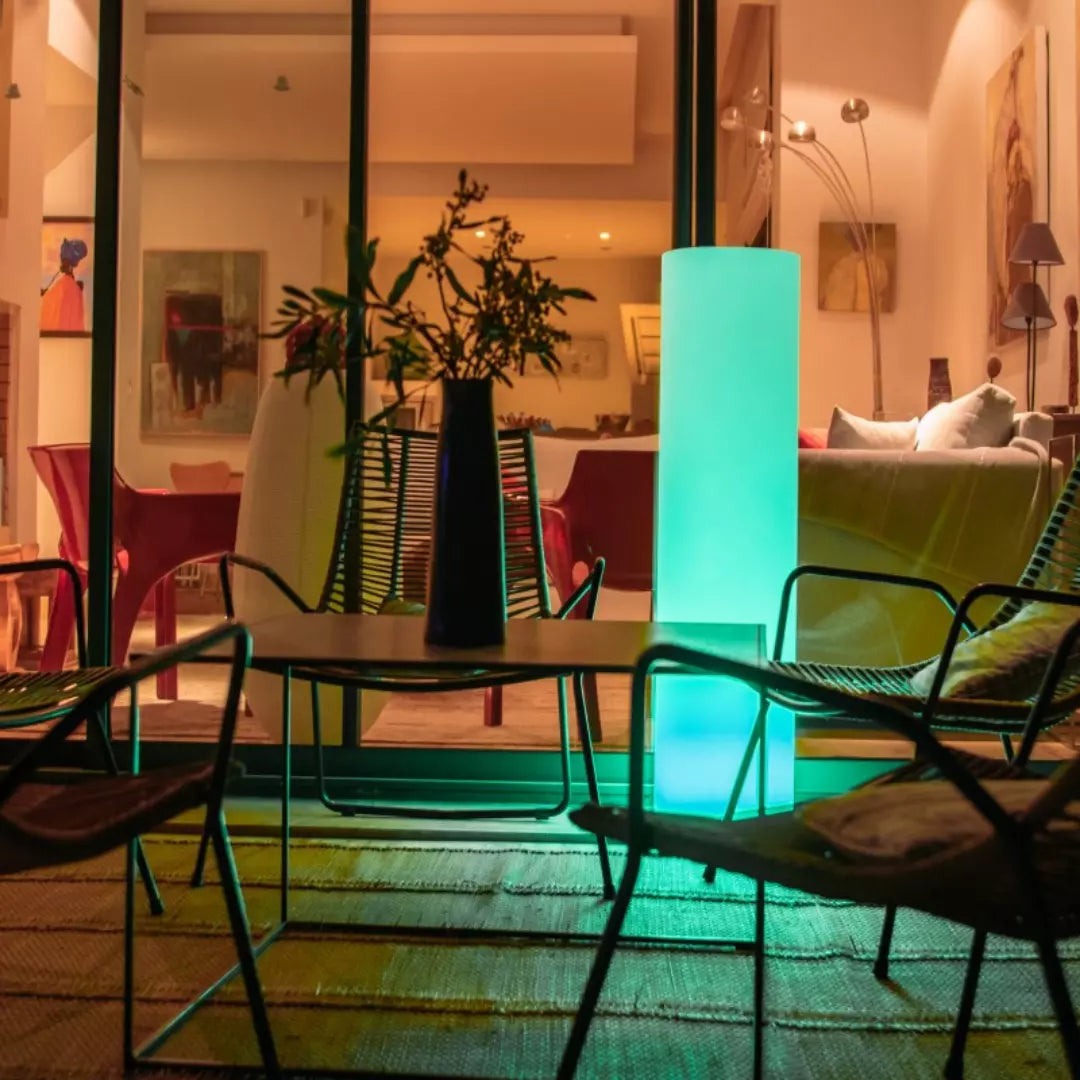 Smart & green tower waterproof rechargeable shock resistant LED lamp Bluetooth outside