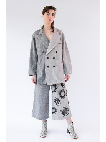 Alexa Stark Two Pattern Suit Jacket
