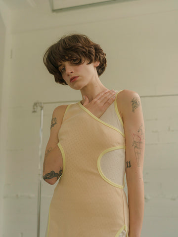 Eckhaus Latta Surface Dress, Peaches