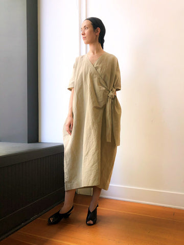 Lauren Manoogian Wrap Caftan, Khaki