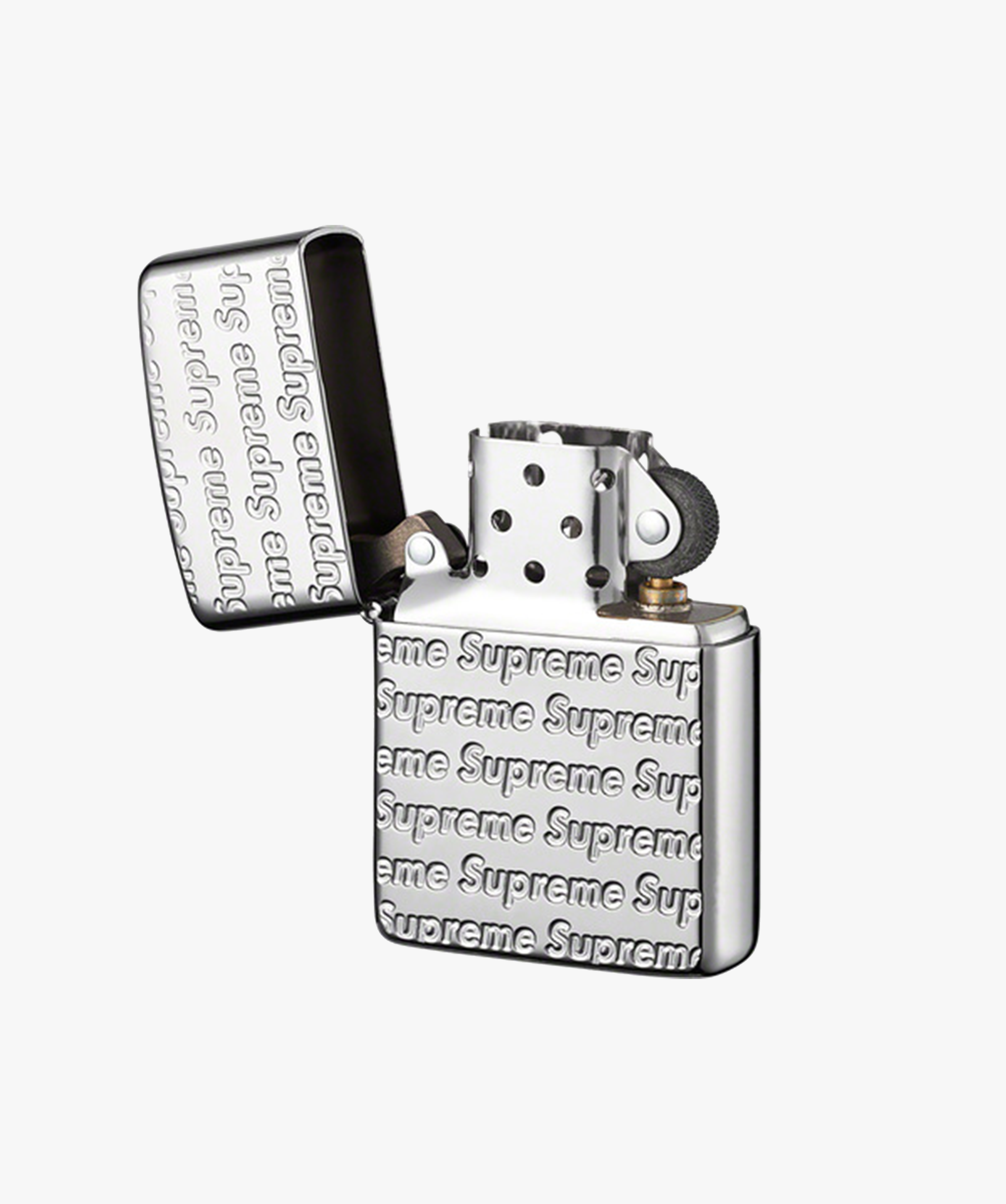 Supreme Repeat Engraved Zippo Silver – FunkyInsole