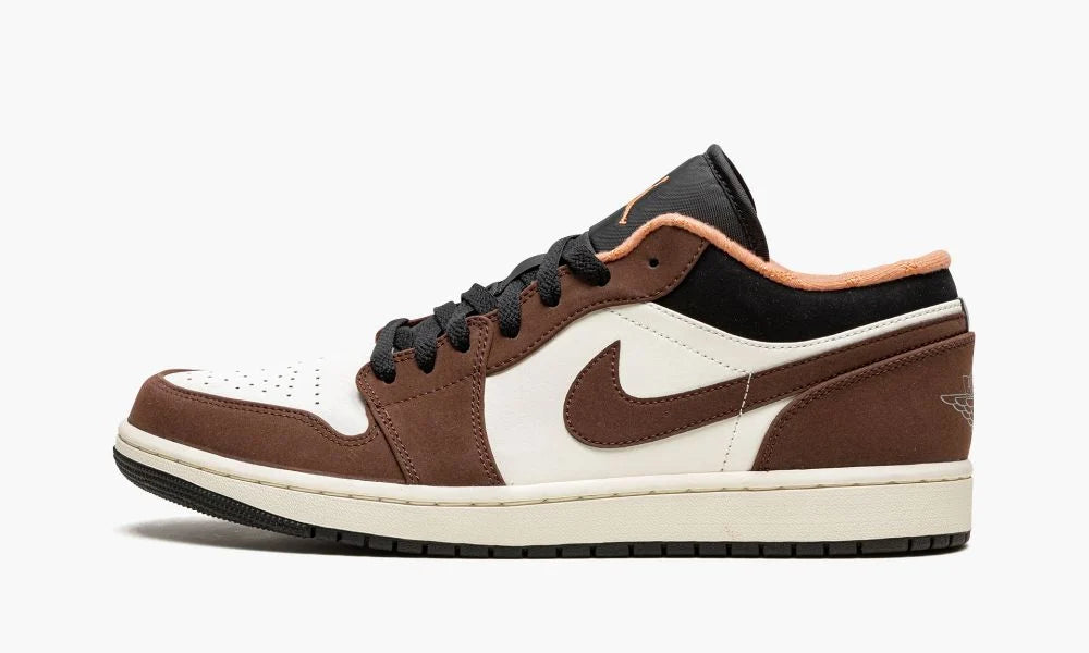 brown and white air jordan 1