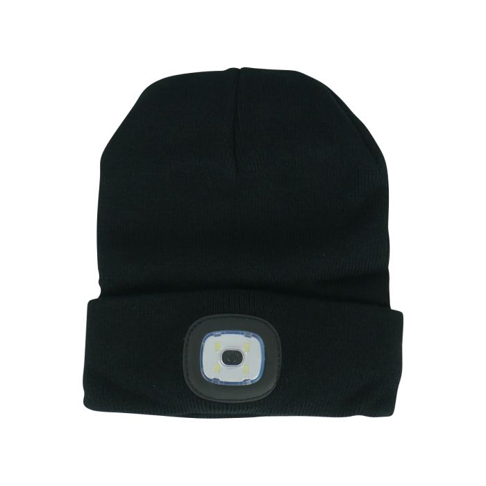 beanie with rechargeable led light