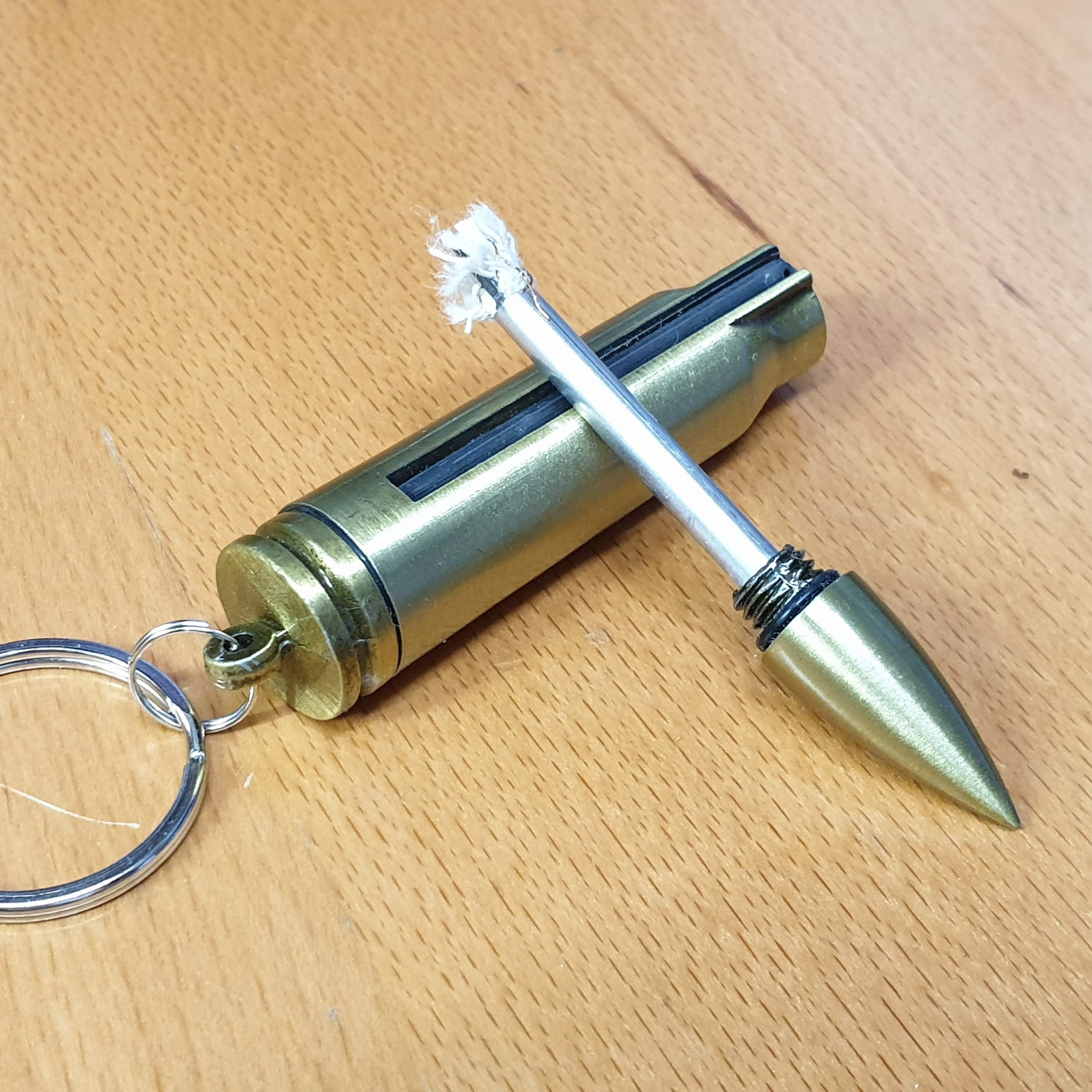 Fire Starter Multi Emergency Flint Match Lighter Camping Survival Keychain UK 
