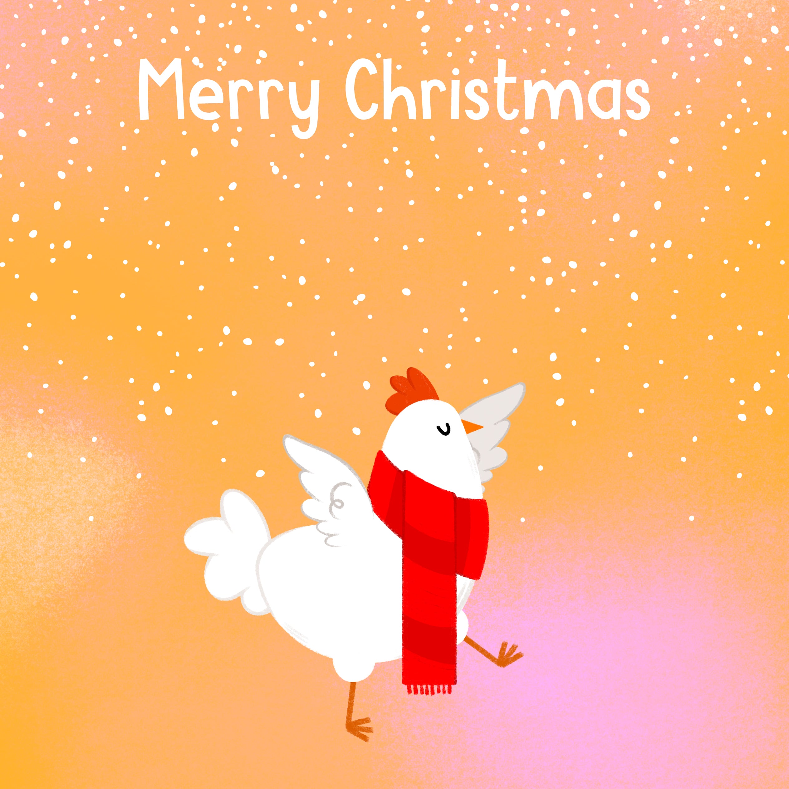 Merry Christmas Funny Chicken | Boomf