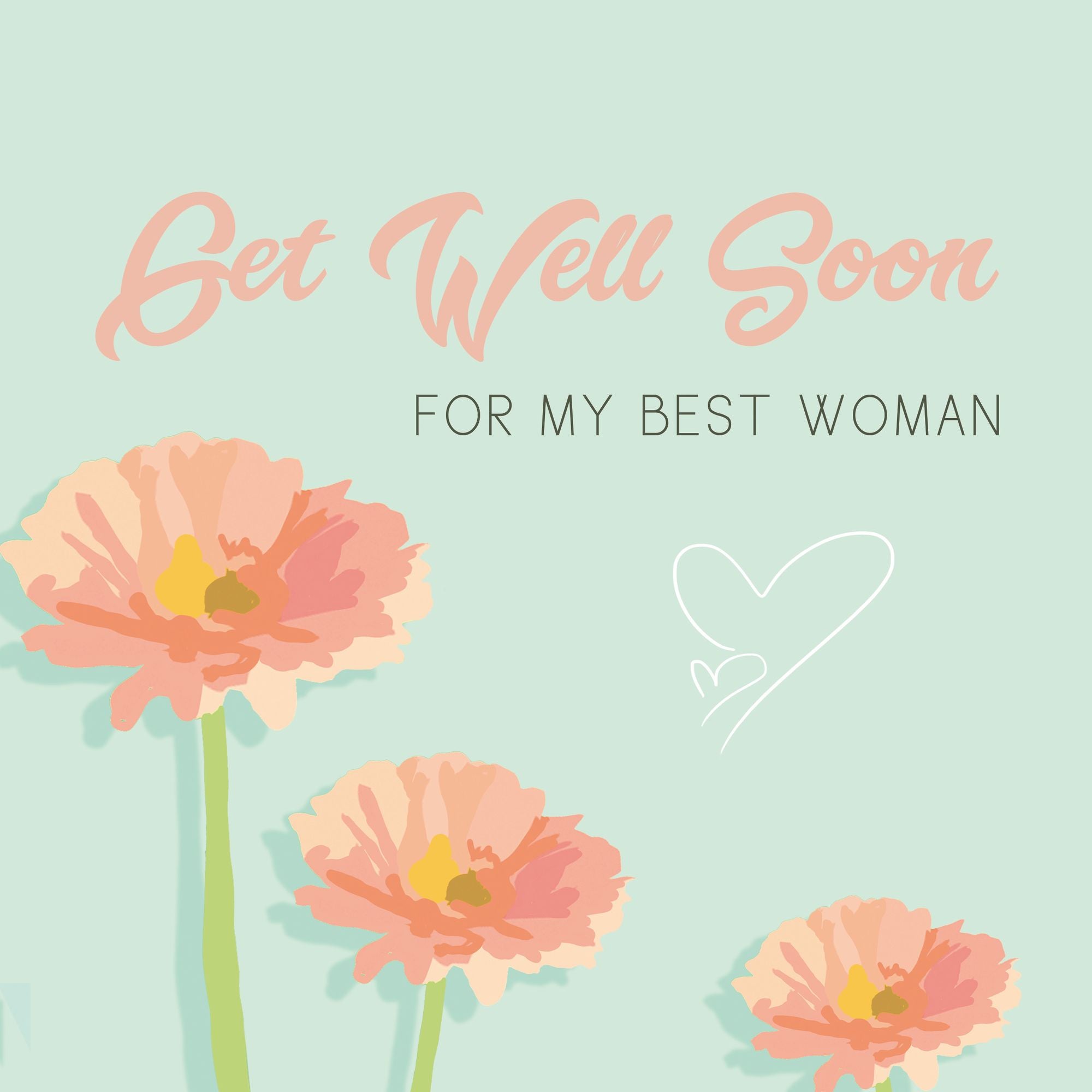 Get Well For My Best Woman Card – Boomf