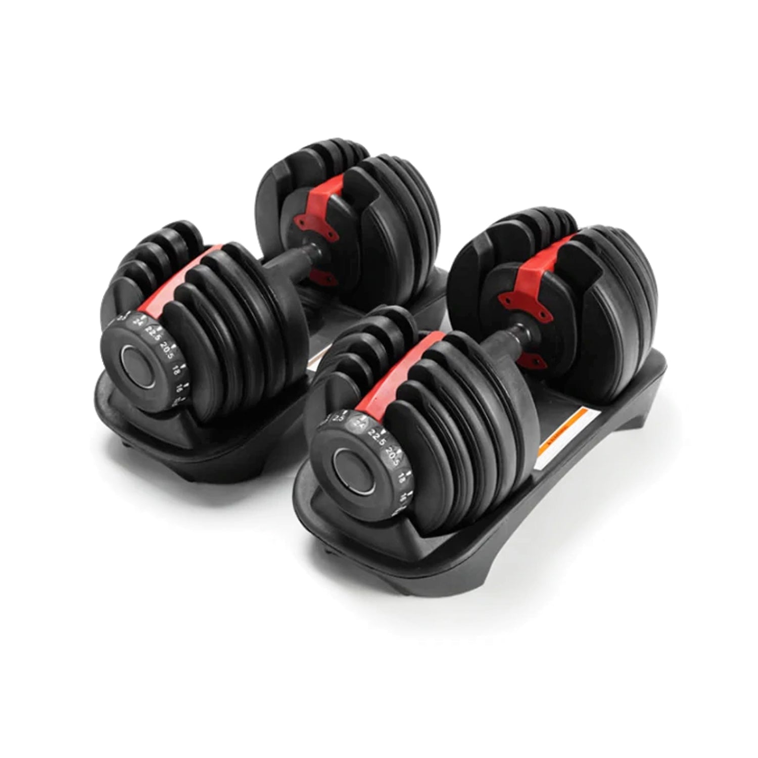 Adjustable Dumbbells 40KG (Pair) - with Rack