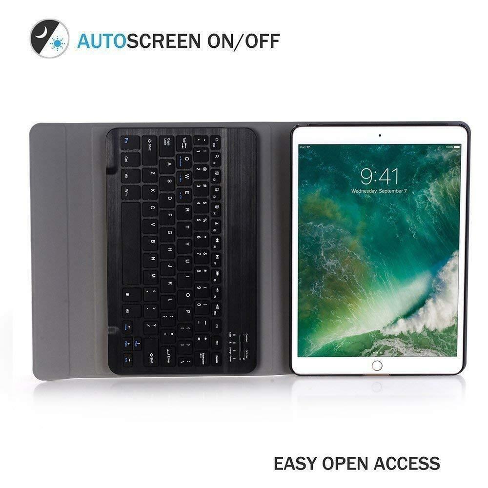Smart Bluetooth Keyboard Cover Case For Apple iPad Air 1 2 3 4 5 6 10.2 9.7 8th