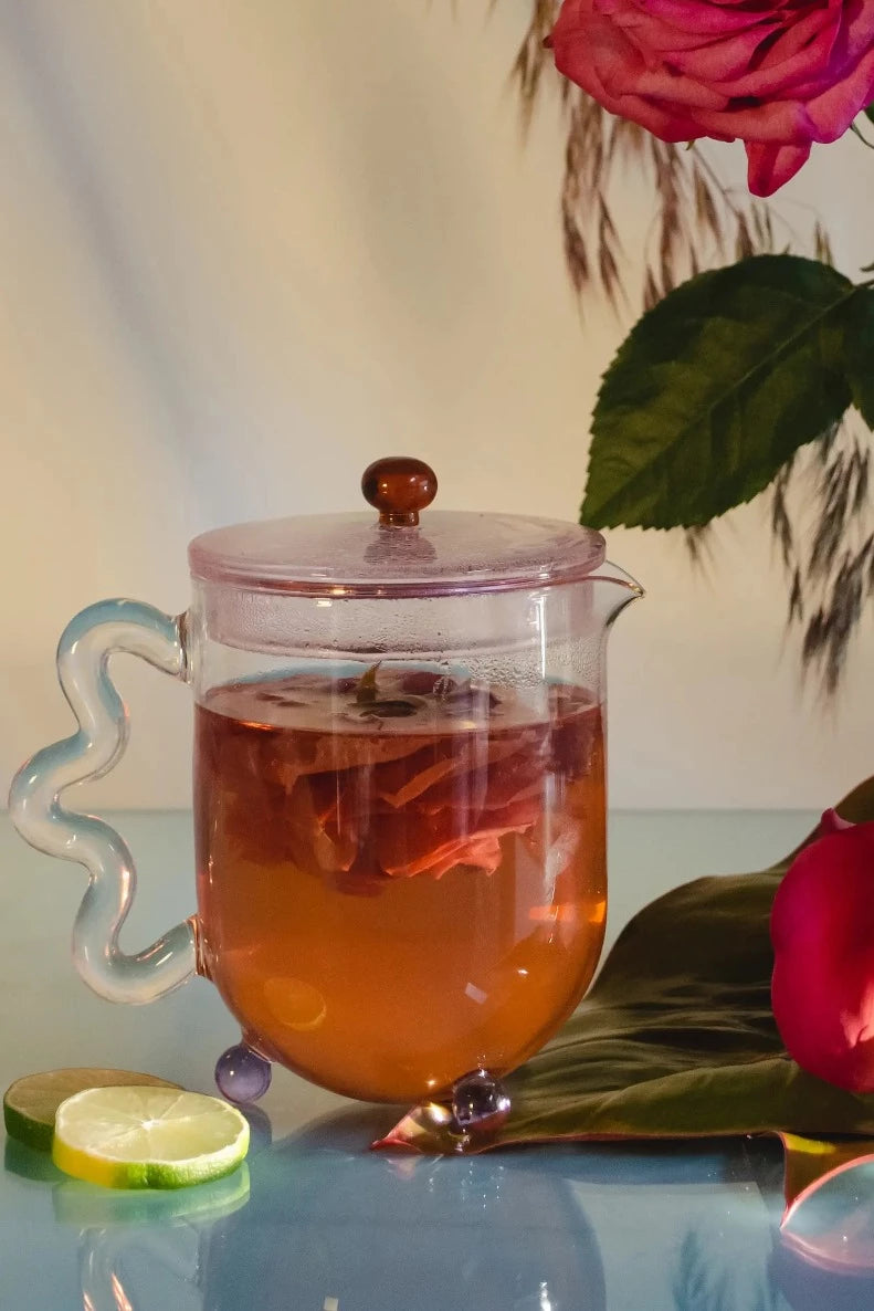 BLOOM GLASS TEAPOT