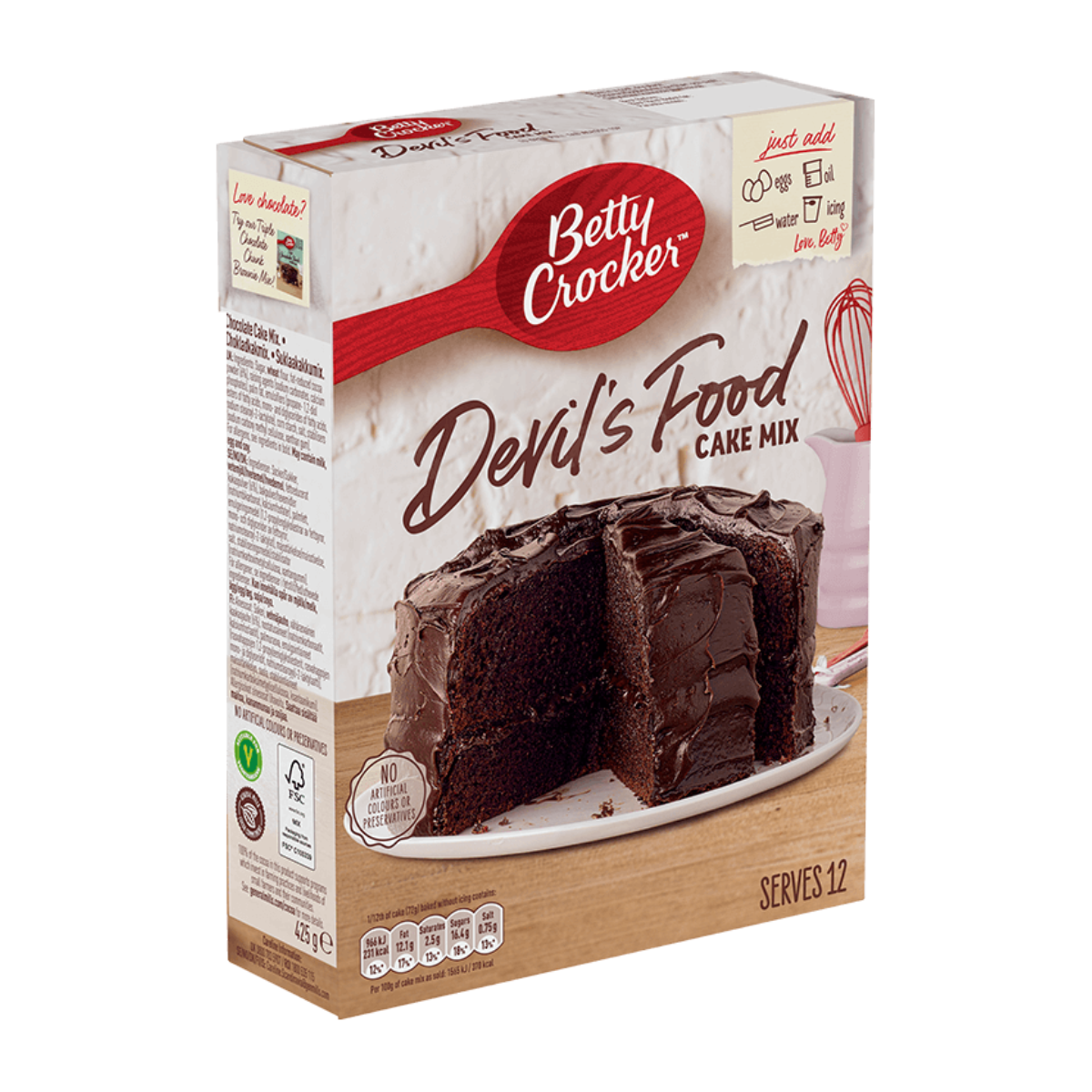 quiero letra Encadenar Betty Crocker Devil'S Food Cake Mix - Mezcla para pastel de chocolate –  BERFUD American Food