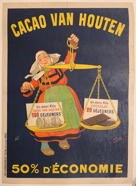 Ramkoers Indringing Ruwe slaap Cacao Van Houten Poster – Poster Museum