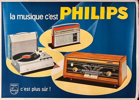 Vestiging Tether Manifesteren Philips Electronics Poster ✓ – Poster Museum