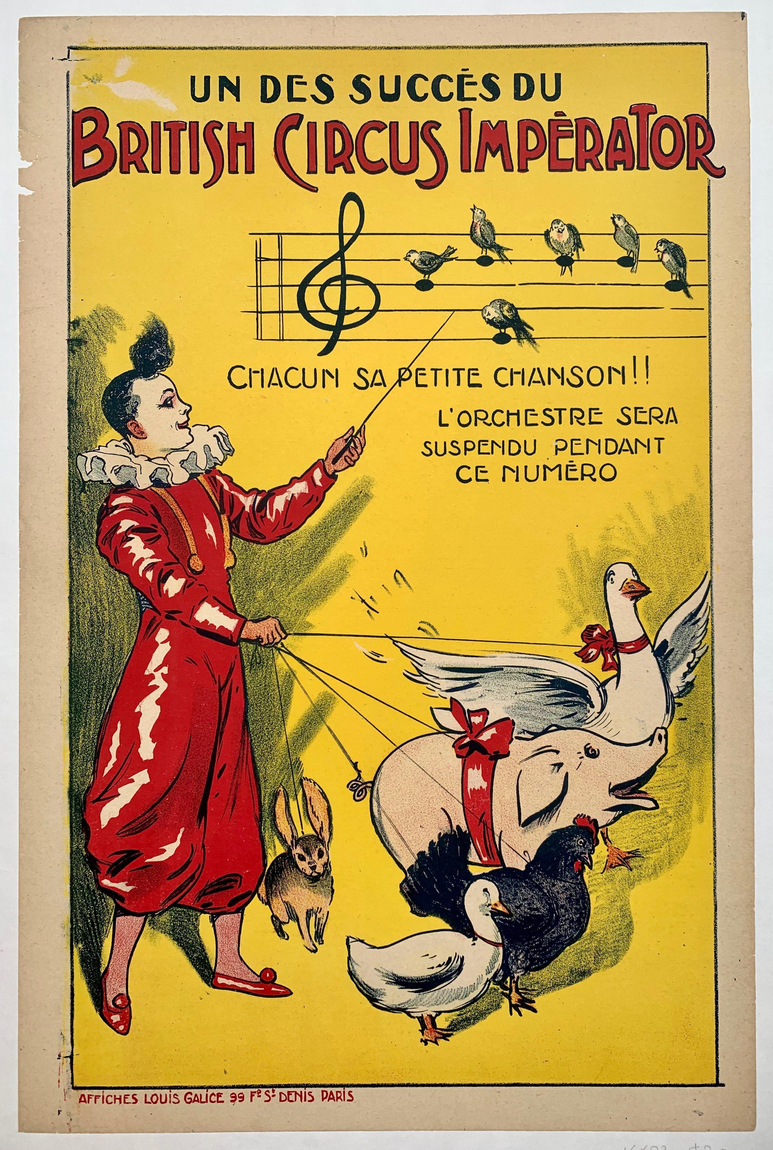 vintage french circus posters