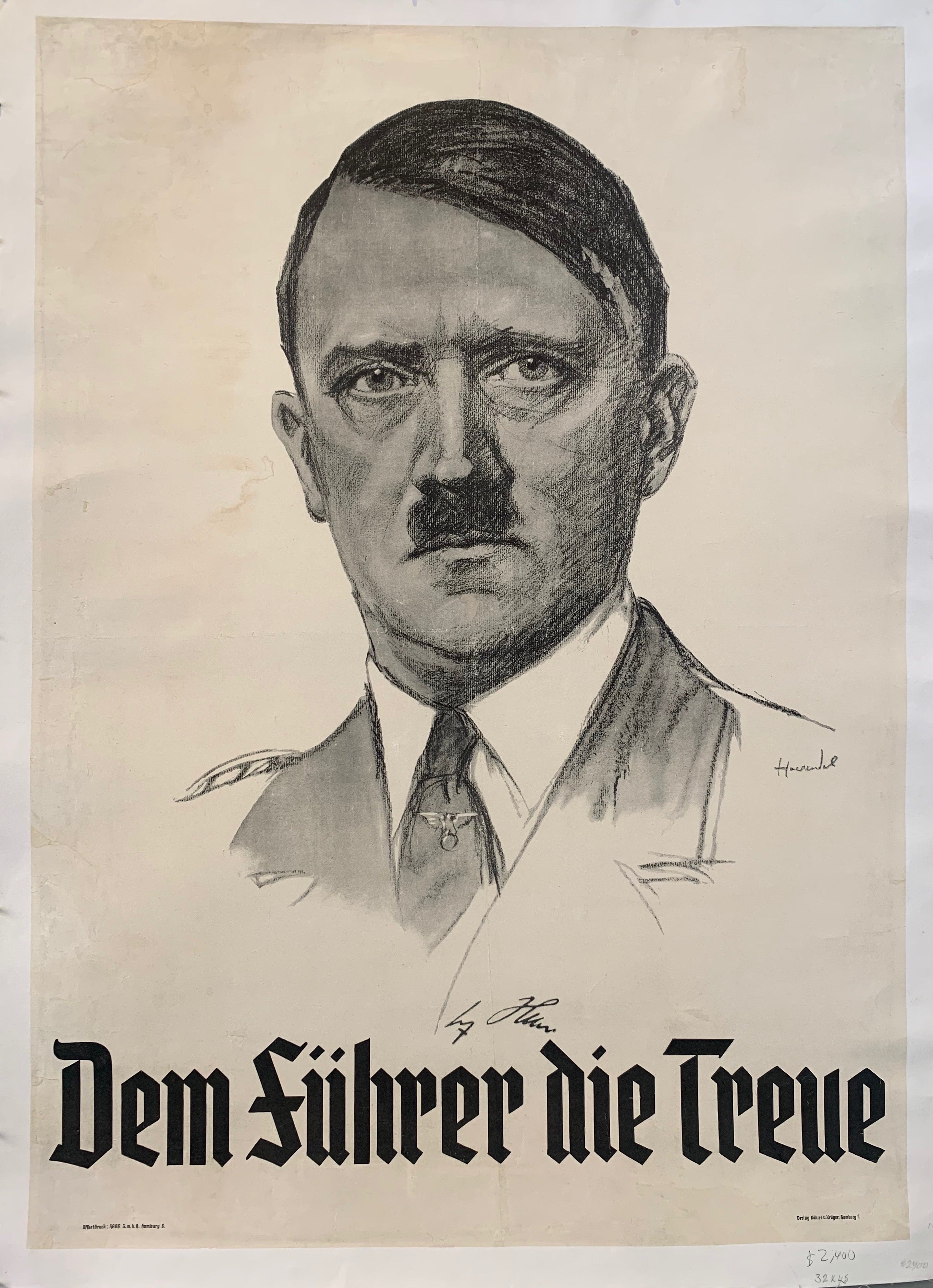Dem Führer die Treue pre WW2 – Poster