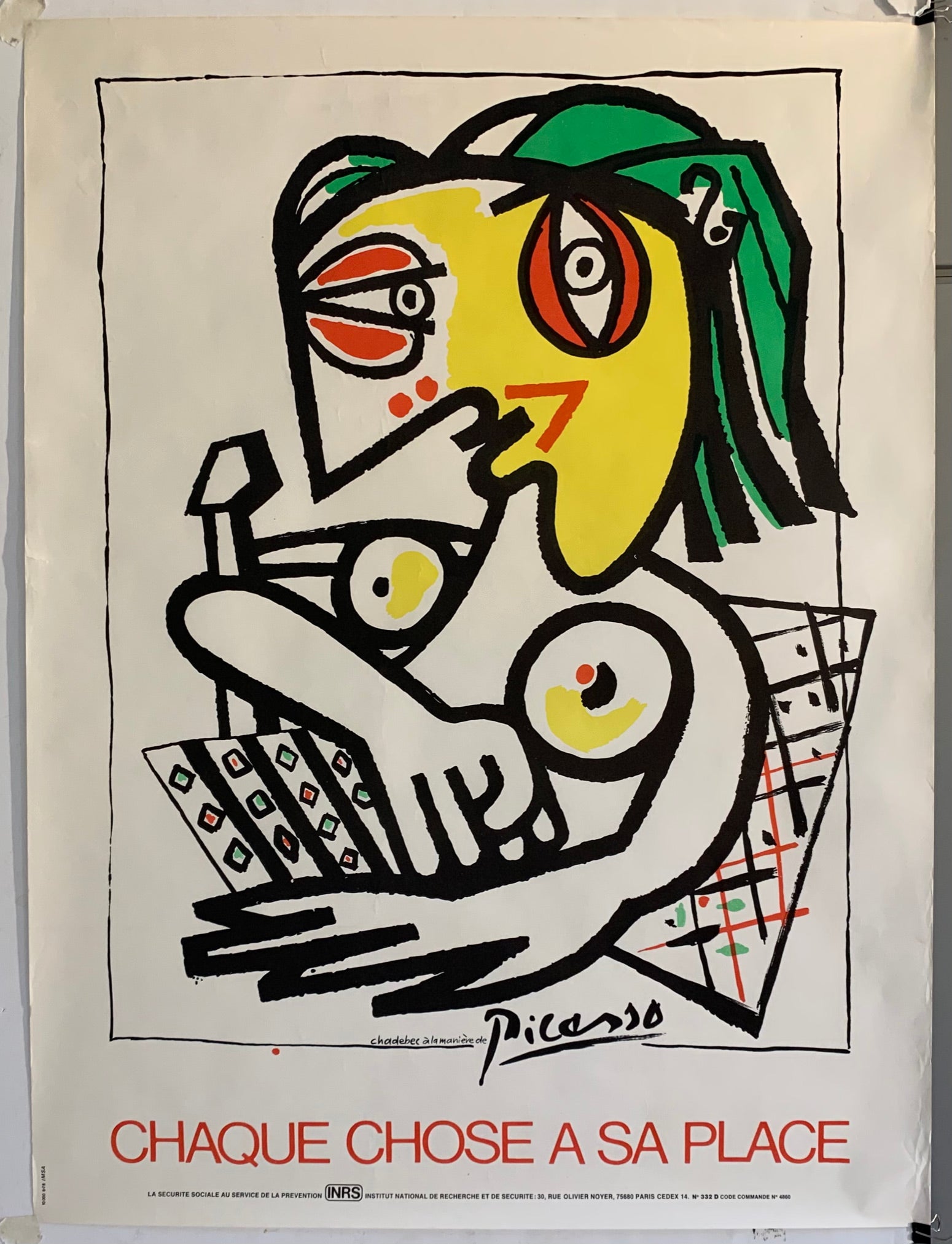 Chadebec à Manière Picasso Poster – Poster