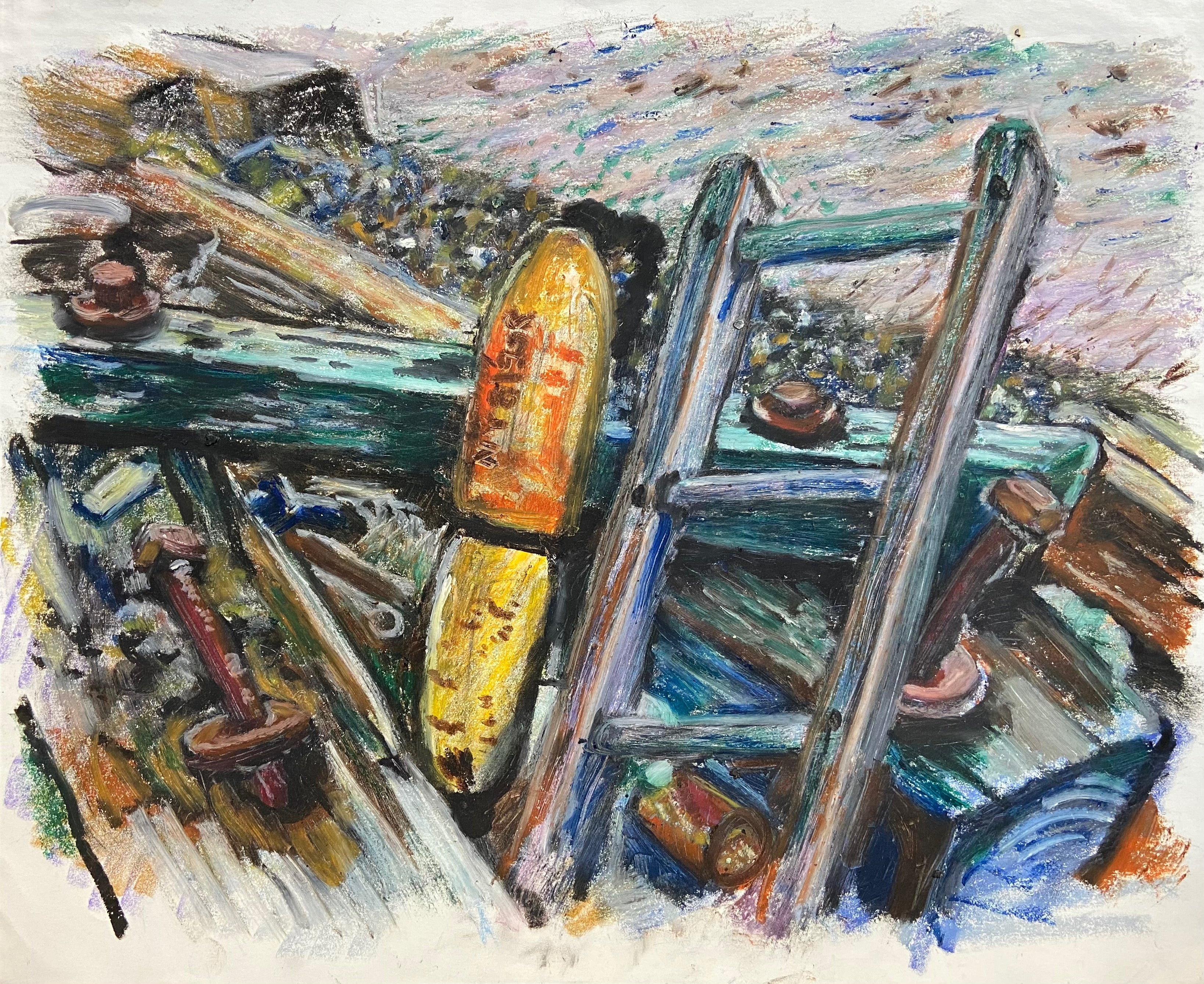 Oil Stick Study Painting by Ryan Mayall
