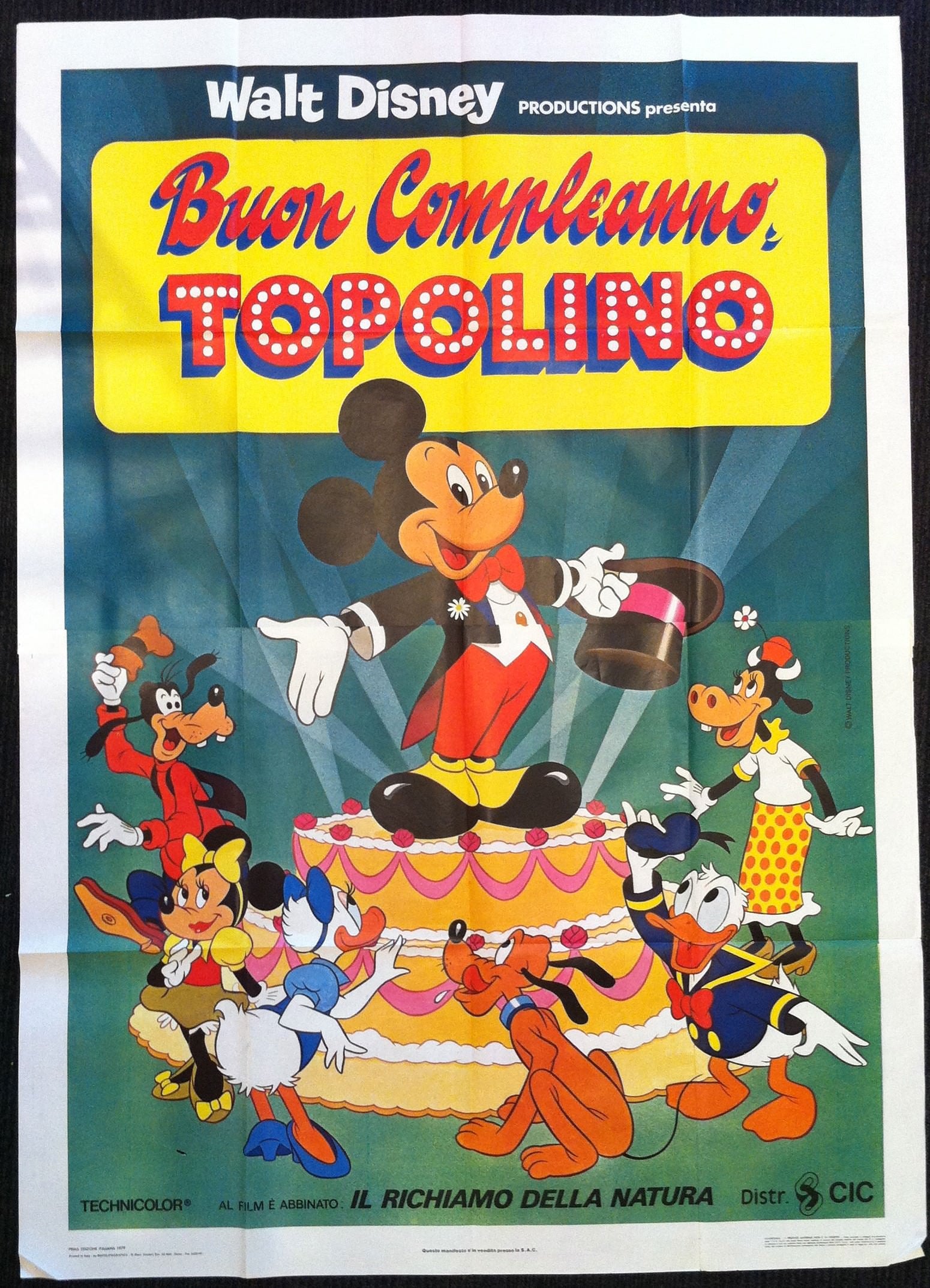 Buon Compleanno Topolino Poster Museum