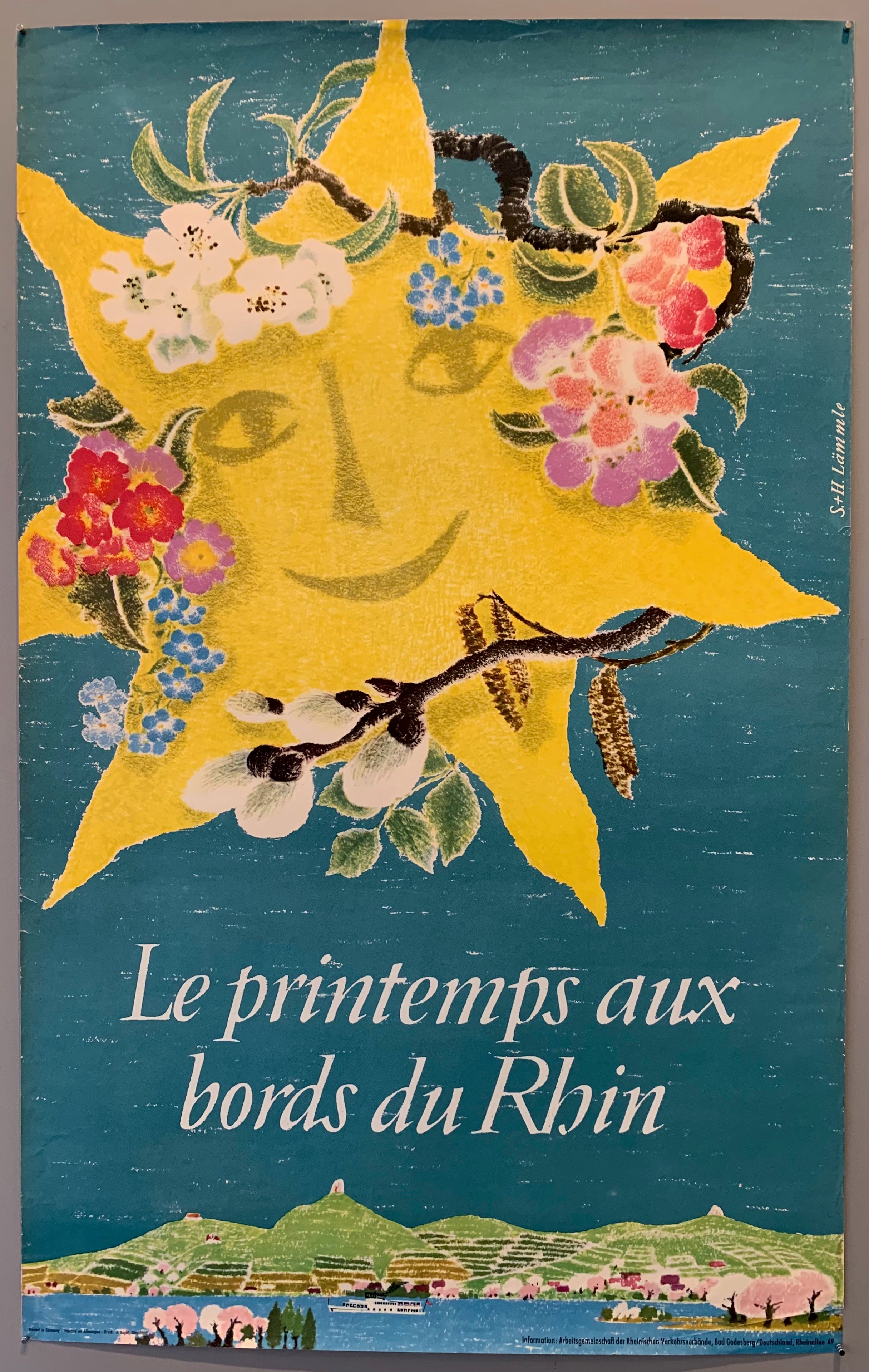 mogelijkheid voordeel ondergoed Le printemps aux bords du Rhin Poster – Poster Museum
