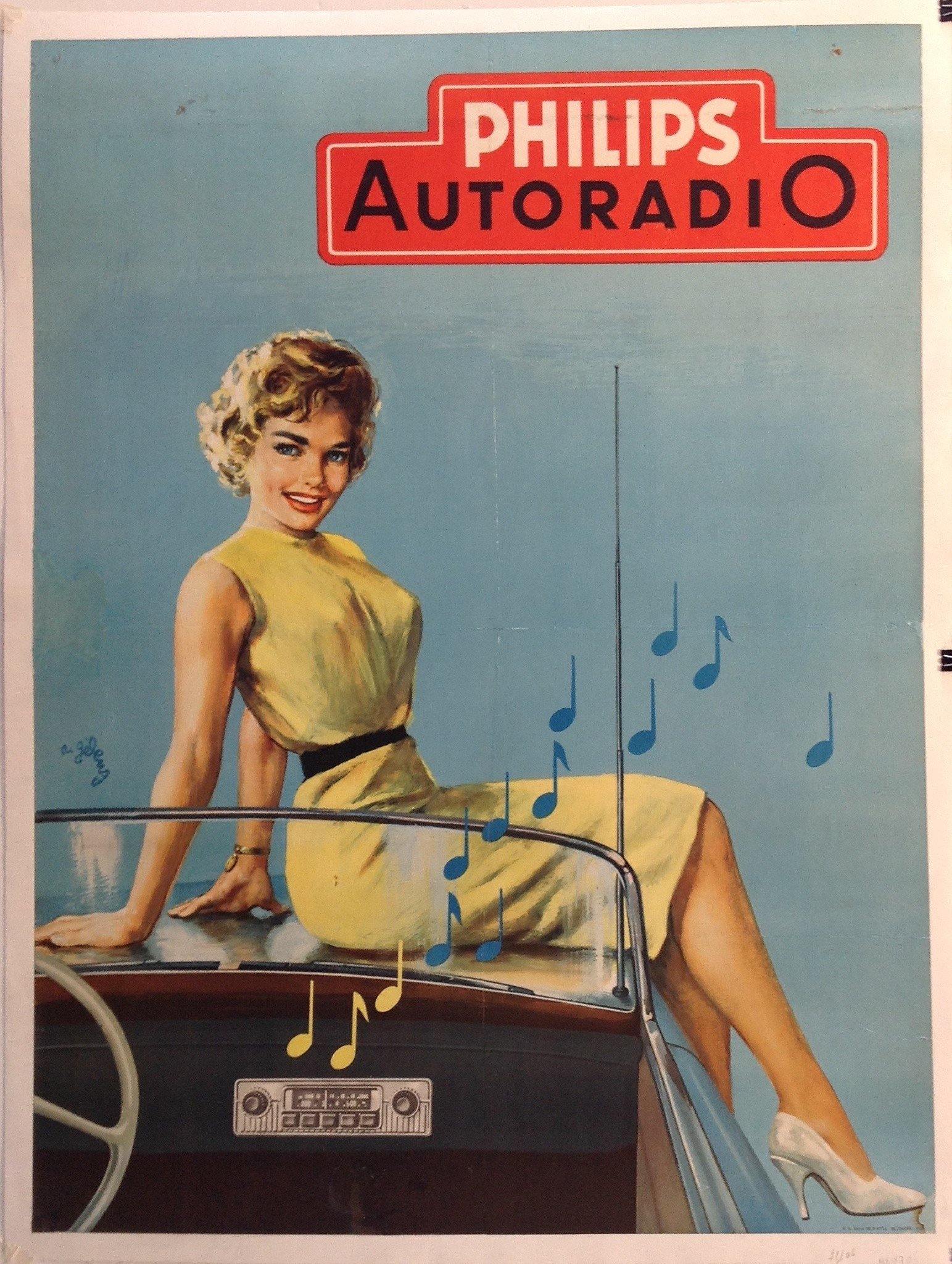 Søgemaskine optimering Fil Mountaineer Philips Auto Radio Ad – Poster Museum