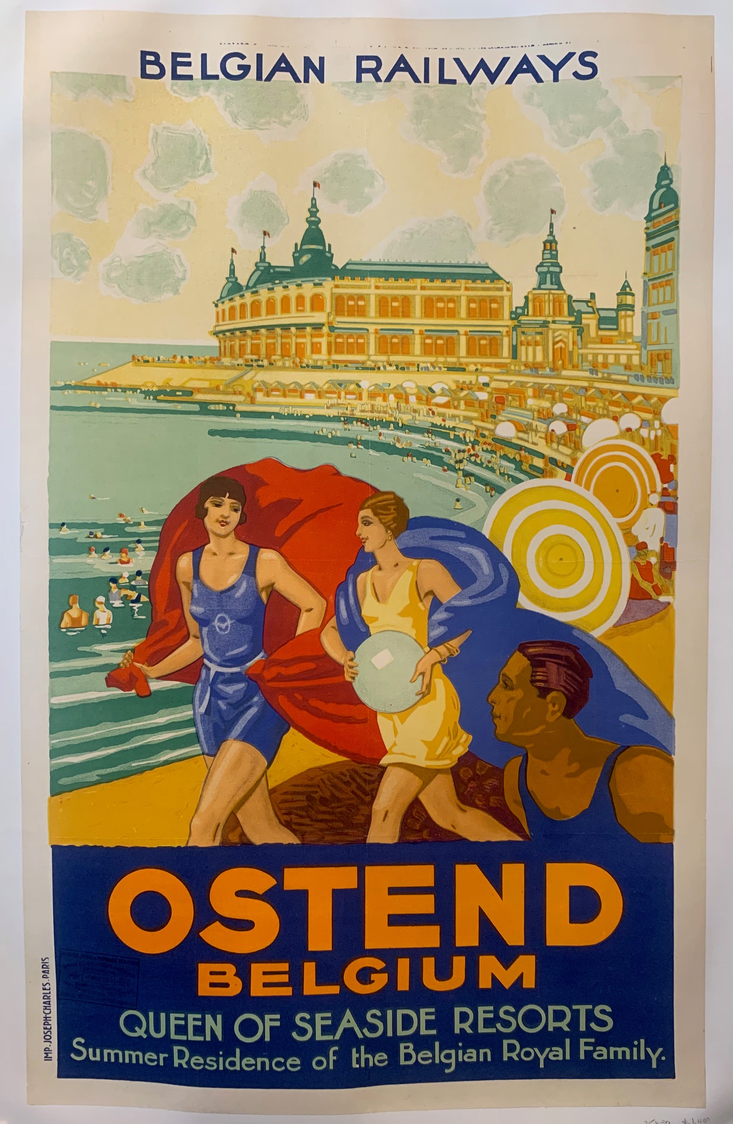 Calamiteit buurman Verfijnen Ostend Belgium Poster ✓ – Poster Museum