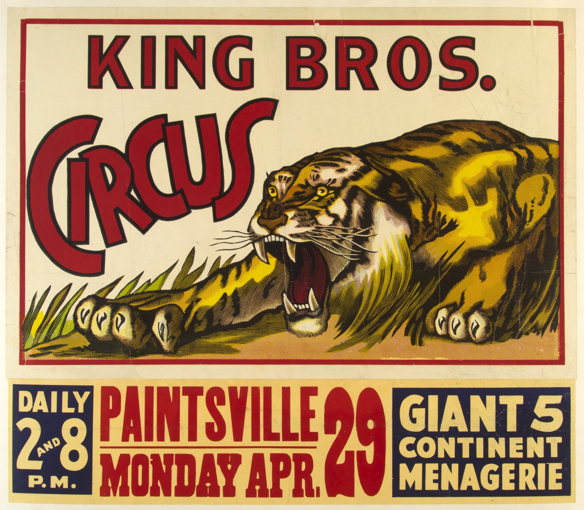 circus tiger posters