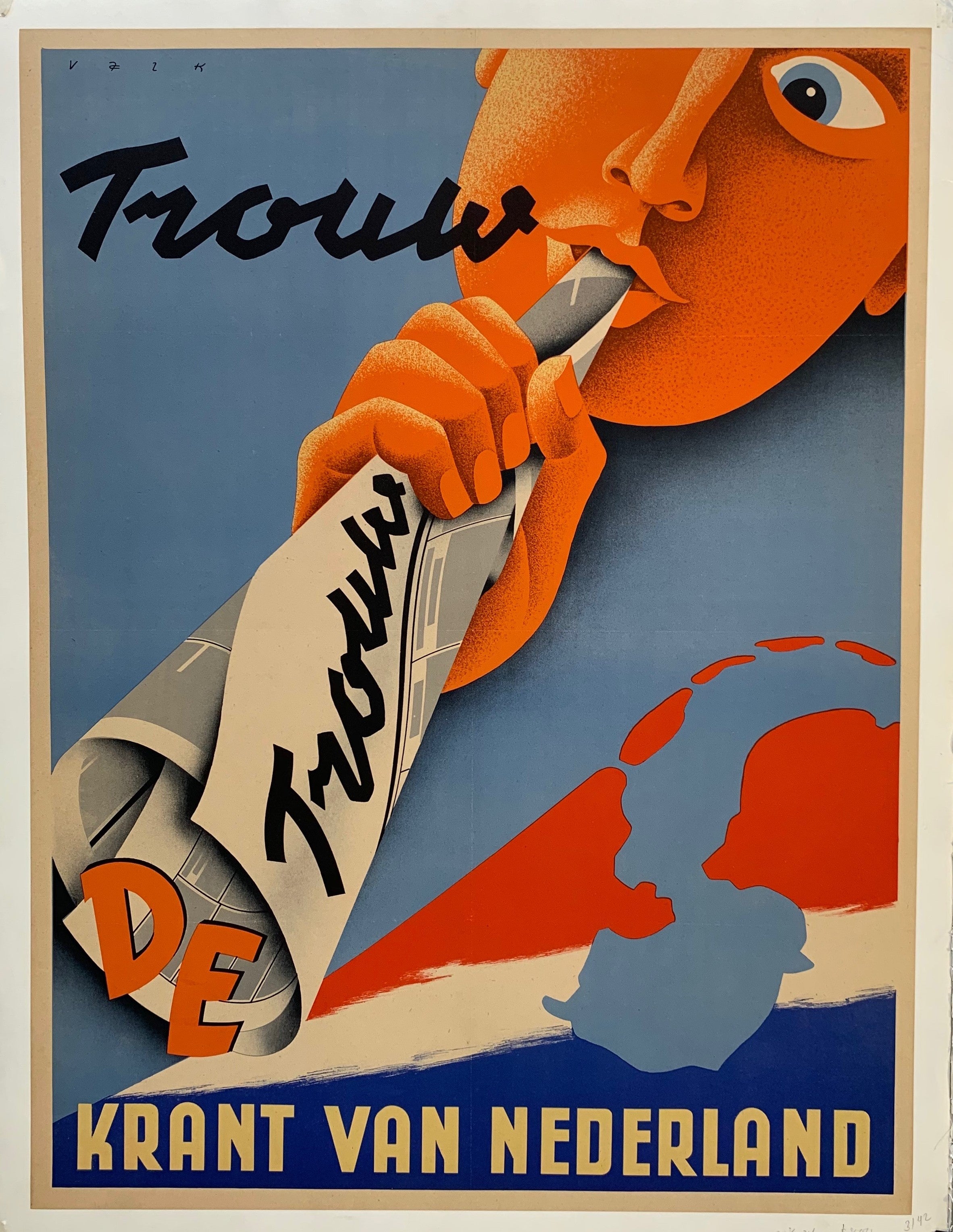 Isoleren grijs Honger Trouw de Krant Van Nederland – Poster Museum