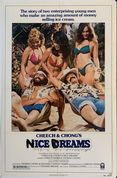 cheech&chong NICE DREAMS 80s 当時物 ポスター-