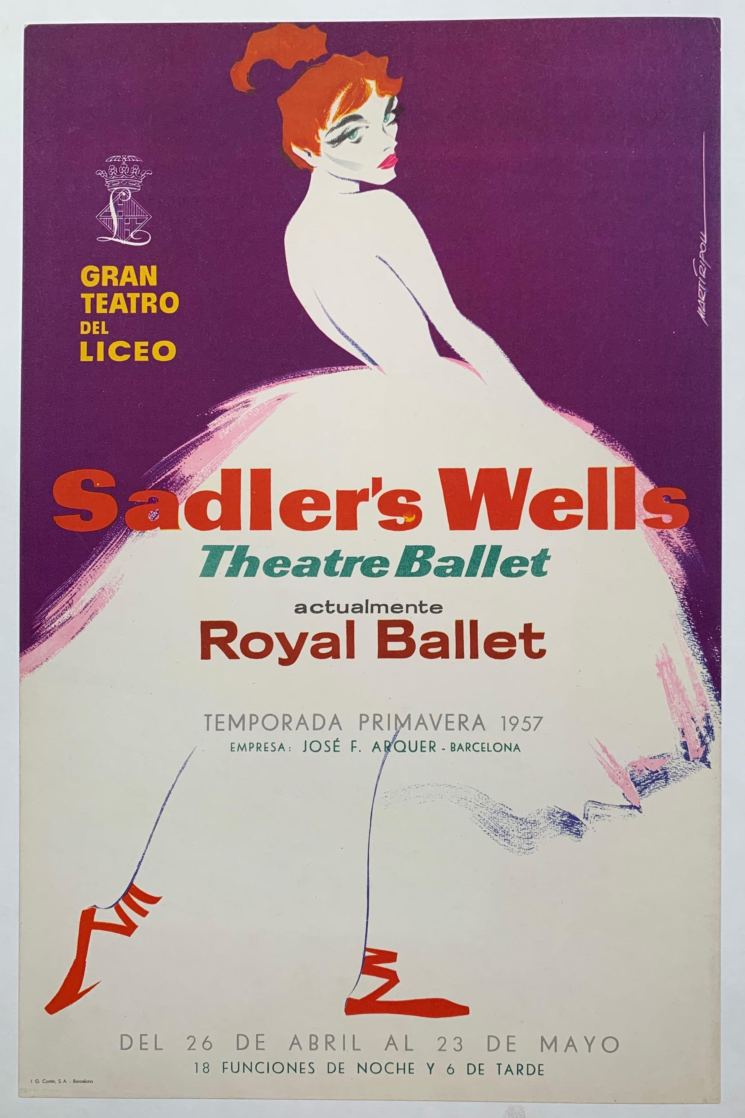 Sadler's Wells Ballet – Poster