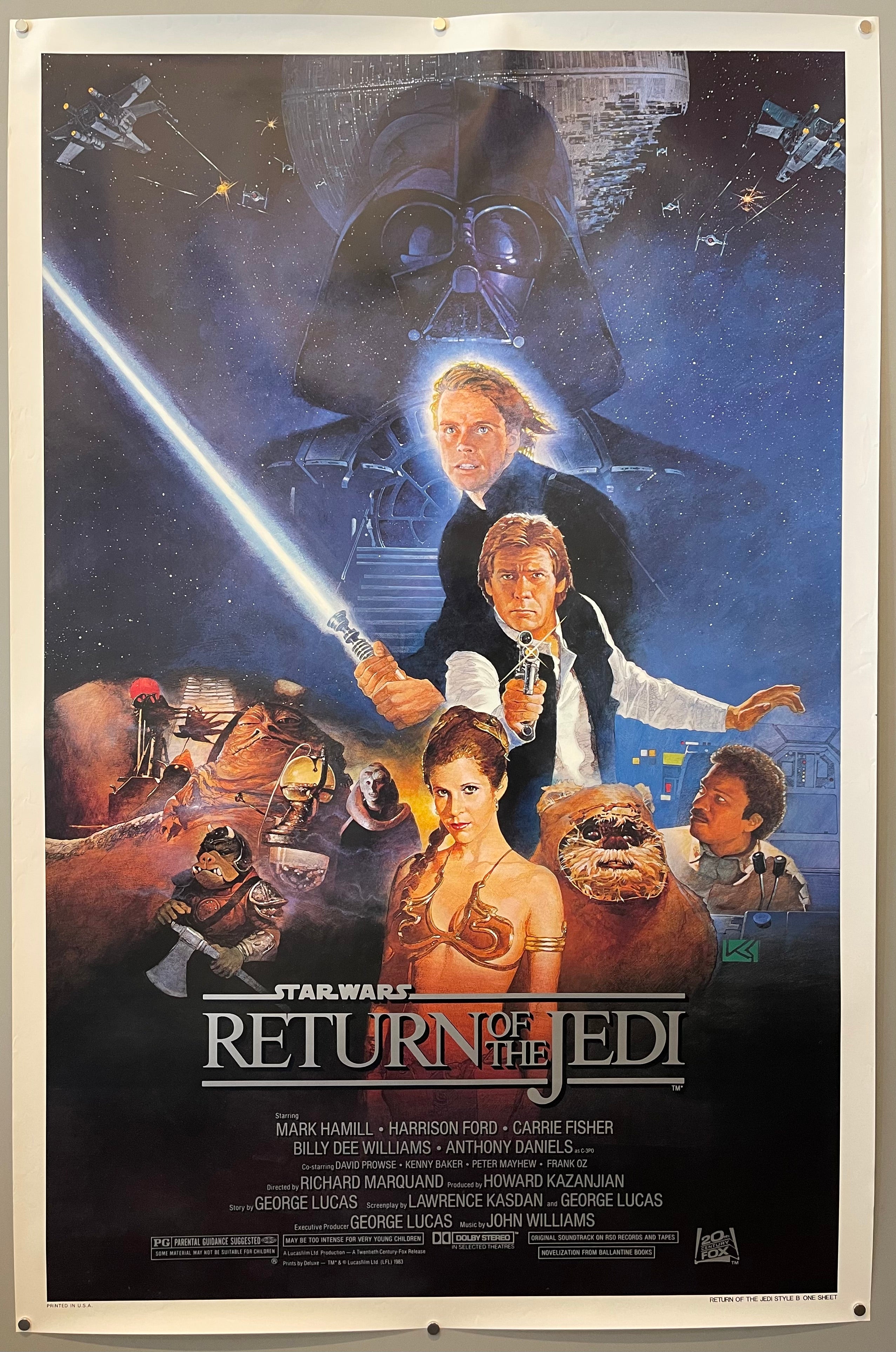 patrouille Doordringen Weg Star Wars Return of the Jedi Style B Poster – Poster Museum