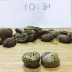 Beans roasted at 10.30 minutes | Hand Roasted Coffee | Two Spots Coffee