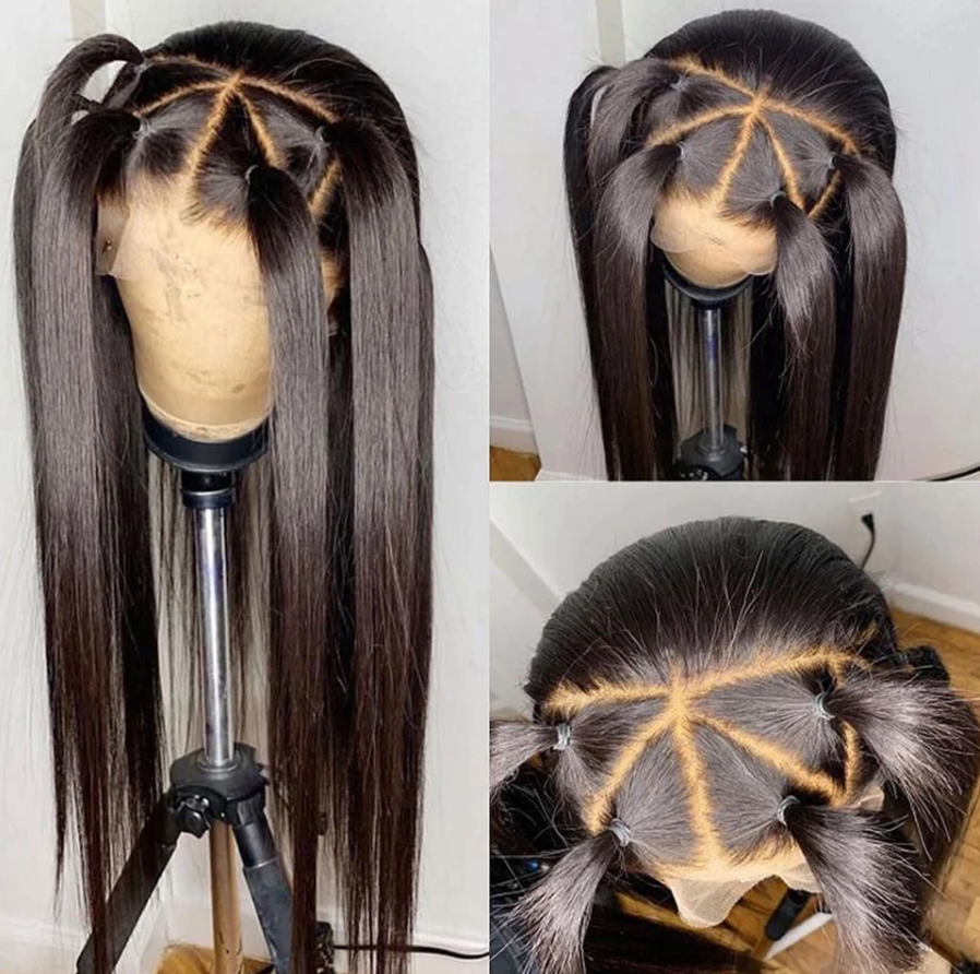 Straight Lace Front 13x4 13x6 HD Human Hair Wig – hairsamurai