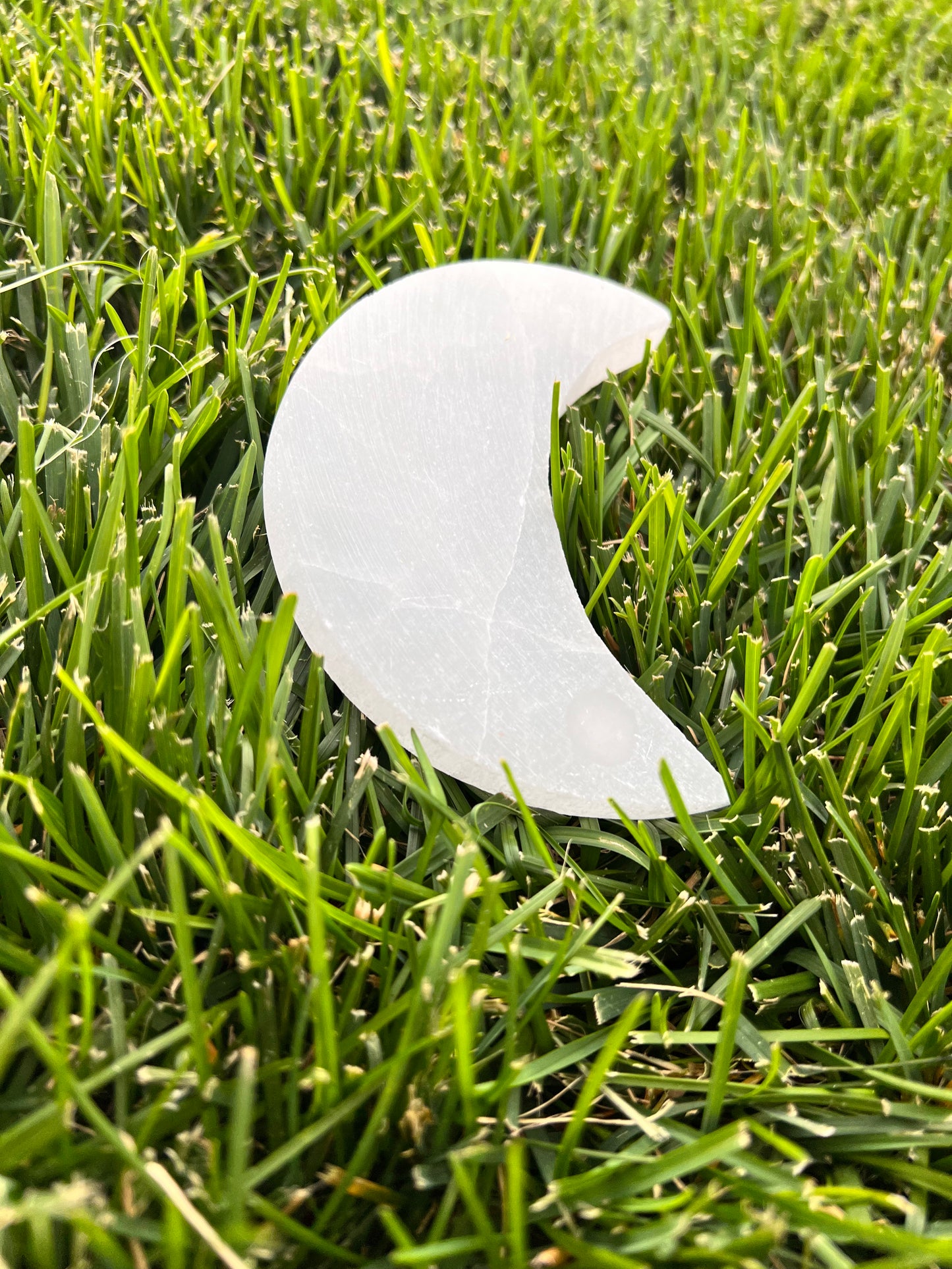 Selenite Half Moon