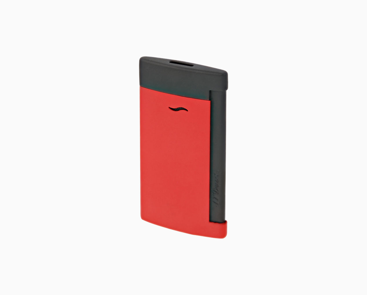 hek aanwijzing Sanders SLIM 7 MATT BLACK AND RED LIGHTER - Luxury lighters | S.T. Dupont