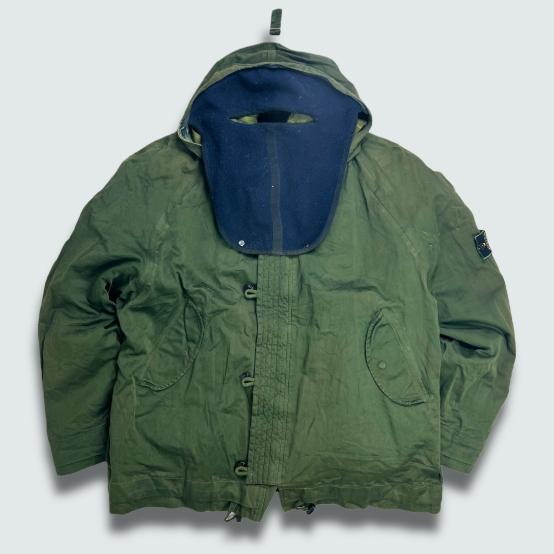 80s stone island raso gommato jacket-