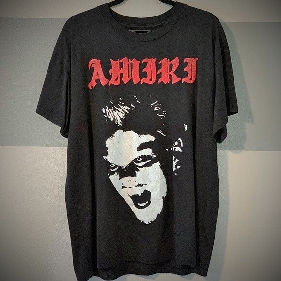 特注オーダー アミリAmiri ブラック The Lost Boys Tシャツ サイズ S