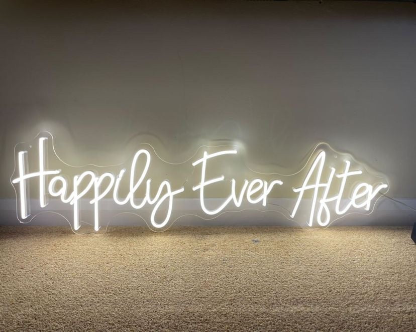 happily ever after light up sign