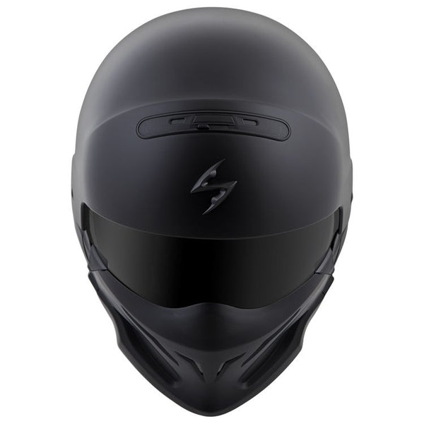 Scorpion Exo Covert Half Shell Helmet Gloss White Free Size Exchanges 