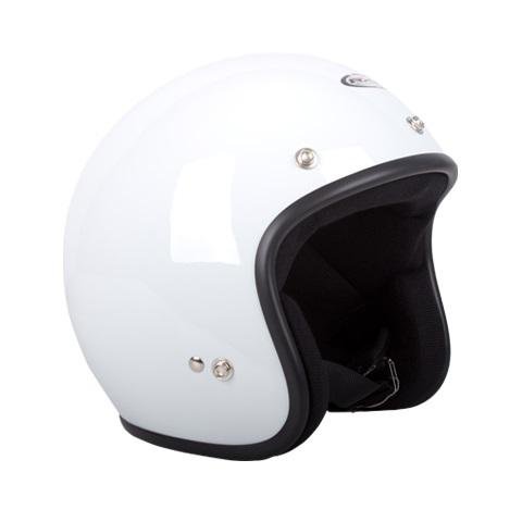 Deadbeat Customs - Deadbeat Slim Open Face 3/4 Novelty Helmet - Gloss Black