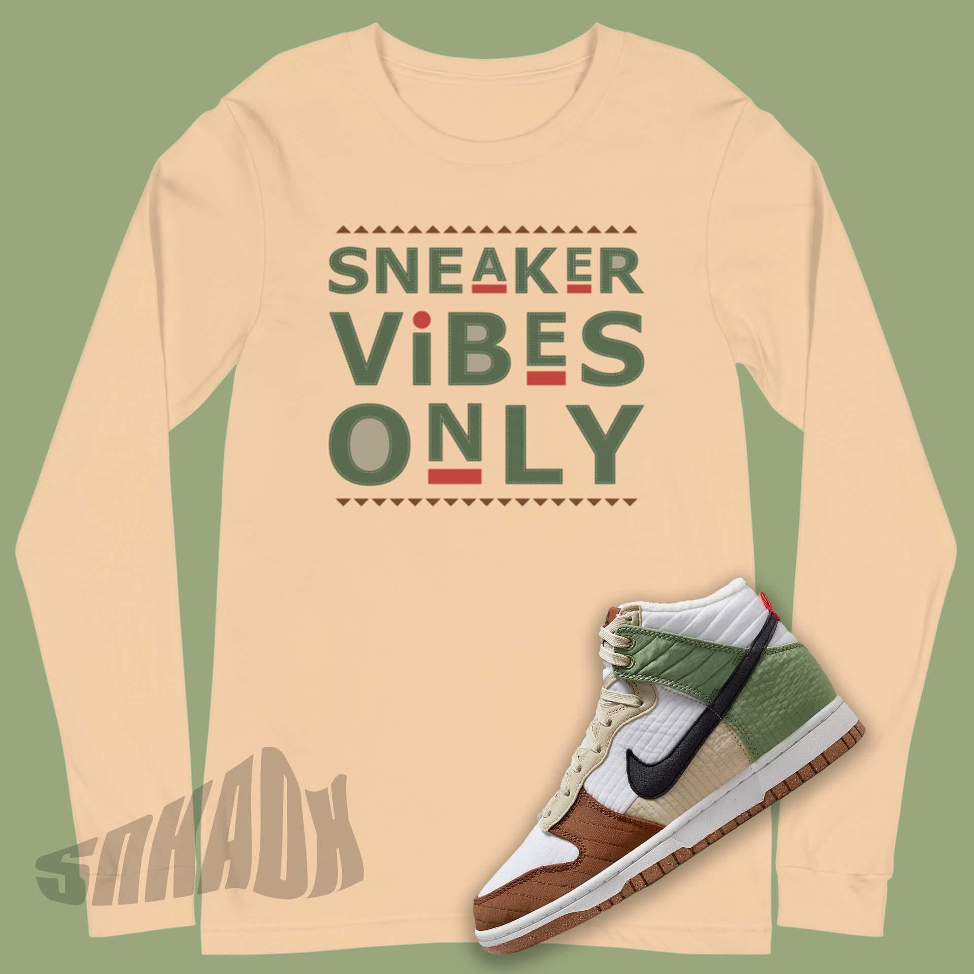 erotisk komme ud for forsvar Sneaker Vibes Only Long Sleeve Shirt | nike lite force at cheap offer free  phone | Long Sleeves T Shirts | NwfpsShops