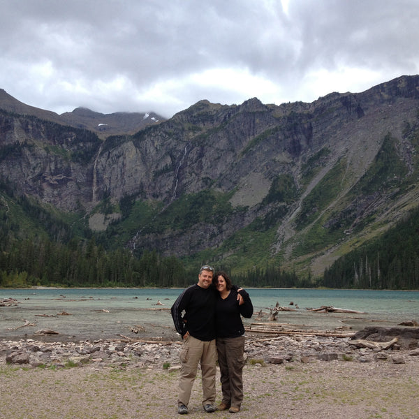 Tom & I at Glacier National Park