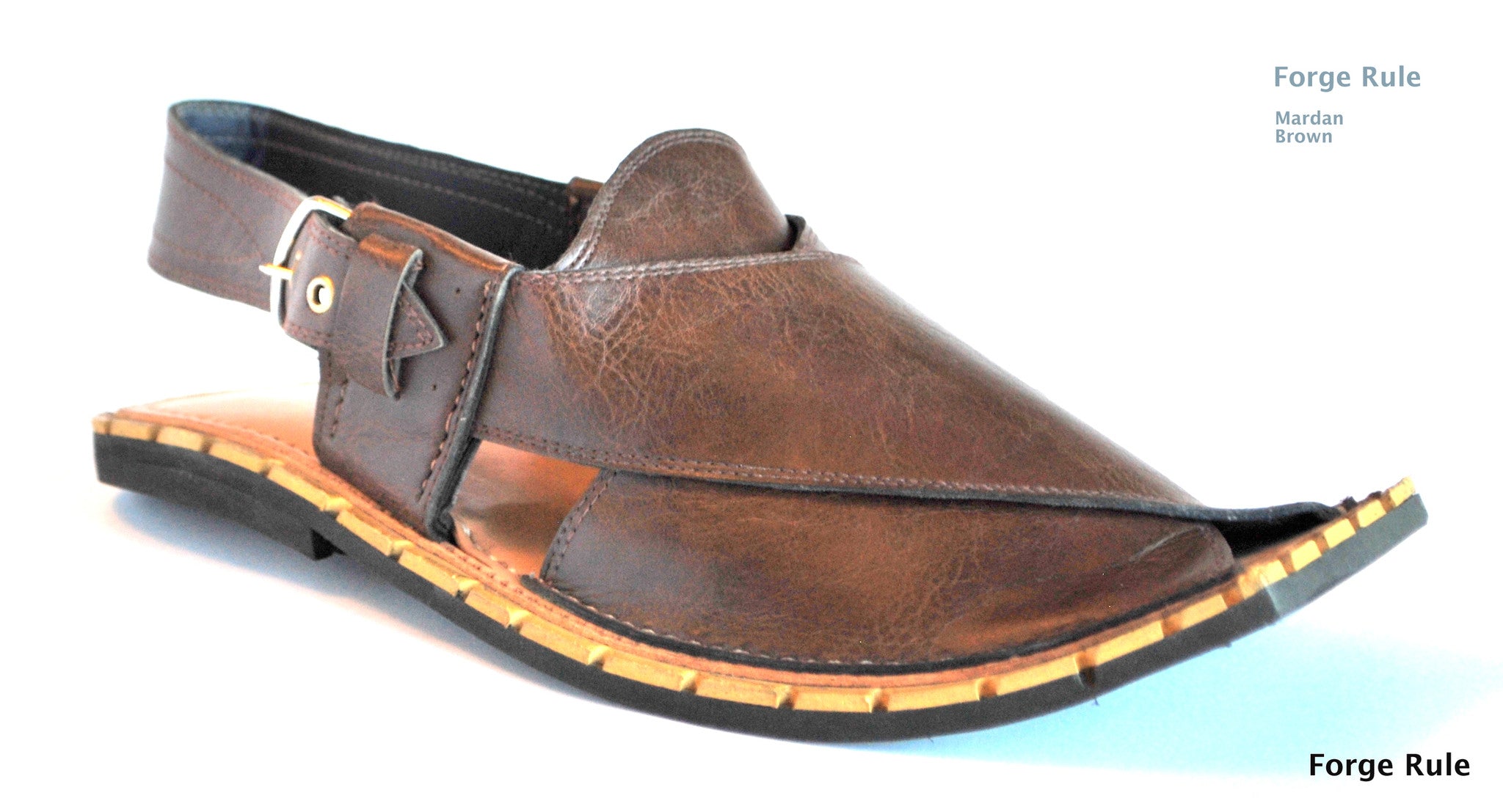 Authentic Peshawari Chappal Men's Leather Sandals