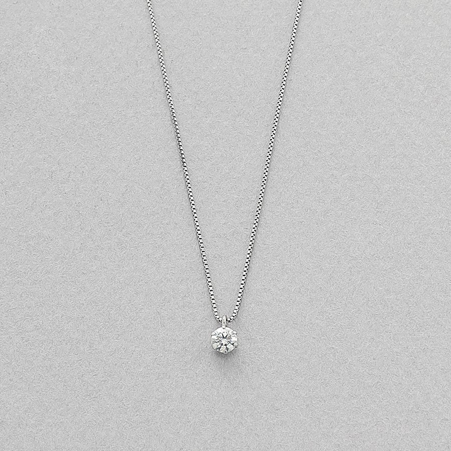 プラチナ ダイヤモンド ネックレス（0.15ct） （7277731807389